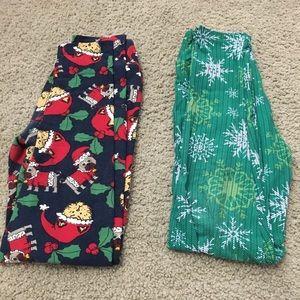 Set of two Christmas LuLaRoe leggings